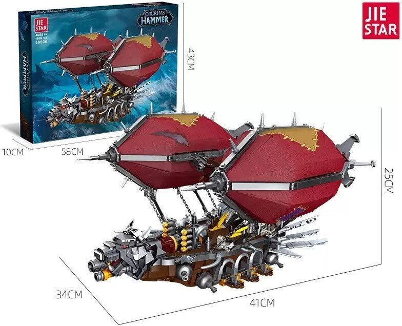 Конструктор JIE-STAR Корабль Молот Оргрима 58036