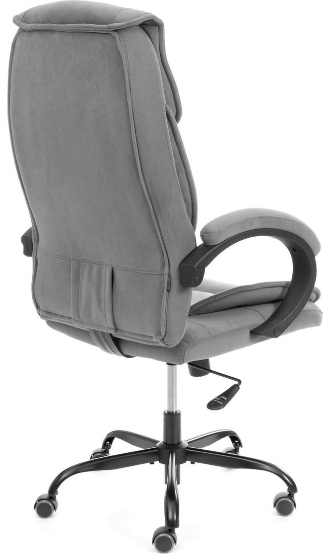 Офисное кресло TetChair Oreon metalBL велюр (серый, 29)