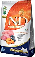 Farmina N&D Grain Free Pumpkin Lamb & Blueberry Adult Mini (7кг)