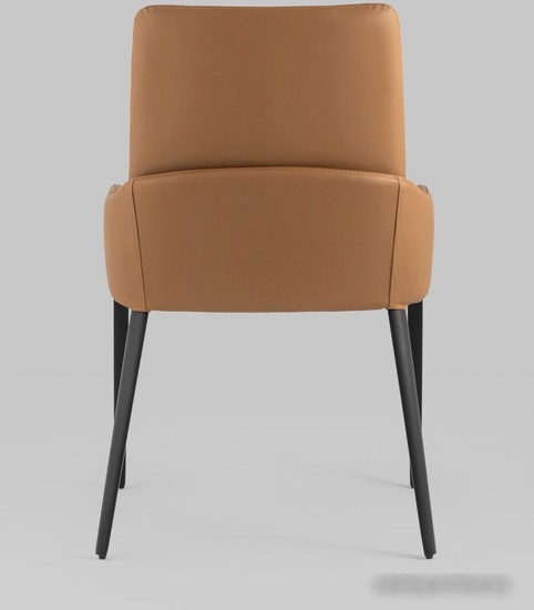 Стул с подлокотниками Stool Group Челси (экокожа, коричневый)