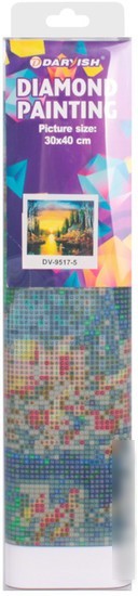 Алмазная мозаика Darvish Домик на берегу реки DV-9517-5