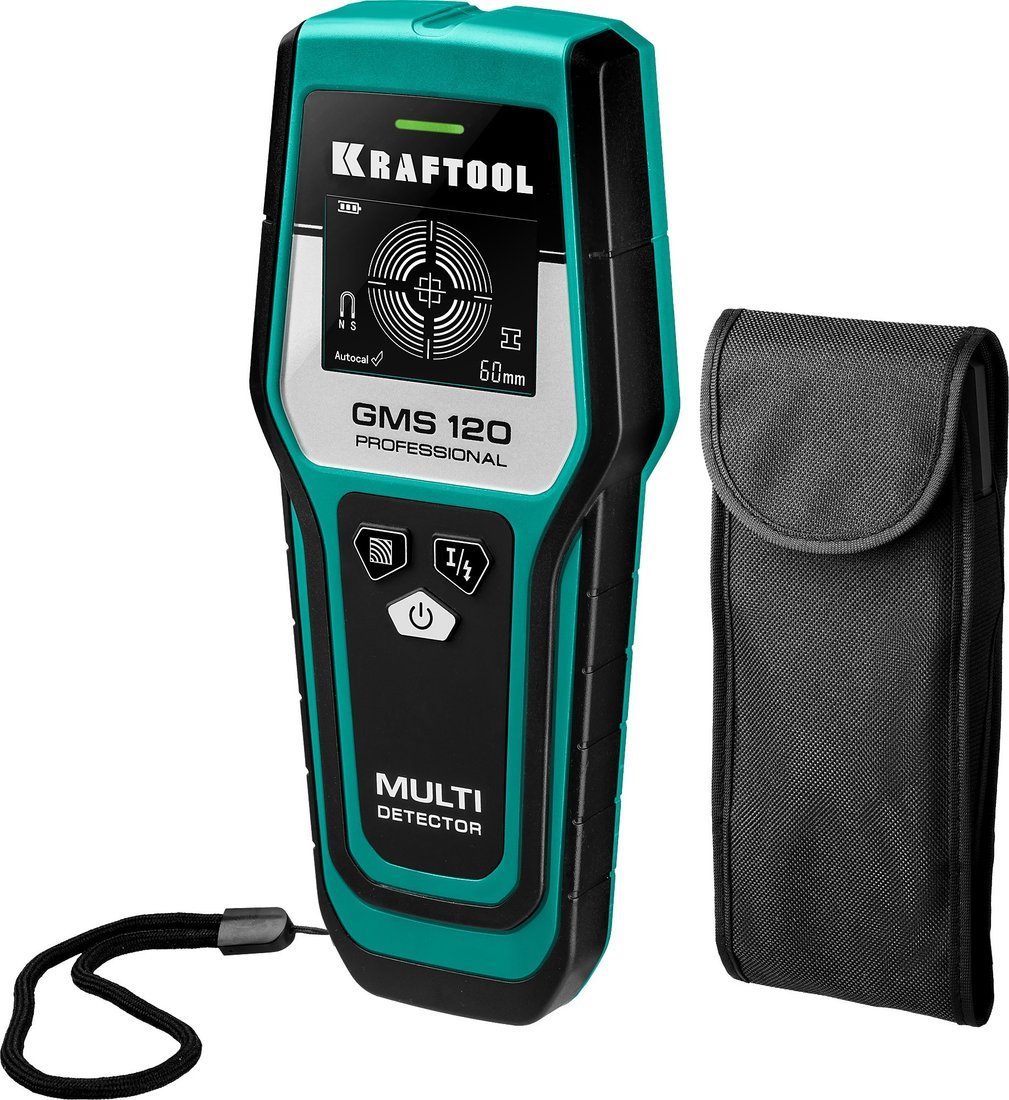 Детектор скрытой проводки KRAFTOOL GMS 120 45298