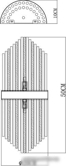 Бра Arte Lamp Acapulco A1007AP-2GO