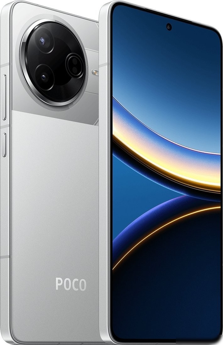 Телефон POCO F7 Pro 12GB/512GB международная версия (серебристый)