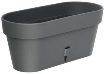 Вазон Santino Latina Window Box LWB67ANT (антрацит)