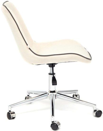 Кресло TetChair Style (флок, молочный)