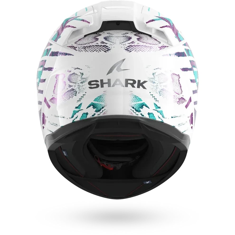 Мотошлем Shark Helmets D-Skwal 3 Reptaia Mat HE0912E-WXW-XS (XS, белый/хамелеон)