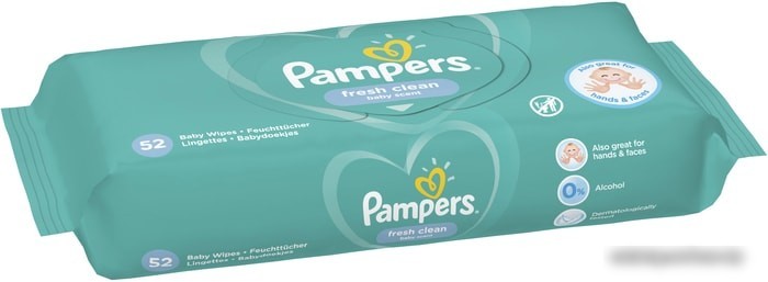 Влажные салфетки Pampers Fresh Clean (52 шт)