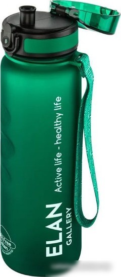 Бутылка для воды Elan Gallery Style Matte 1л 280143 (темно-зеленый)