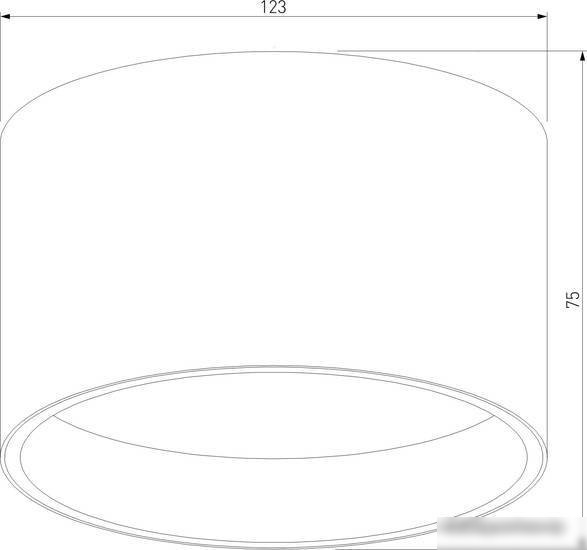 Точечный светильник Elektrostandard Banti 13W 25123 LED (черный)