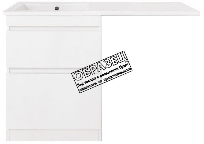 Style Line Тумба под умывальник Оптима 60 2 ящика Люкс Plus (напольная)