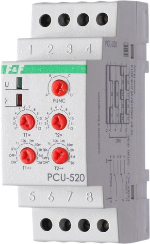 Реле времени Евроавтоматика F&F PCU-520 EA02.001.012