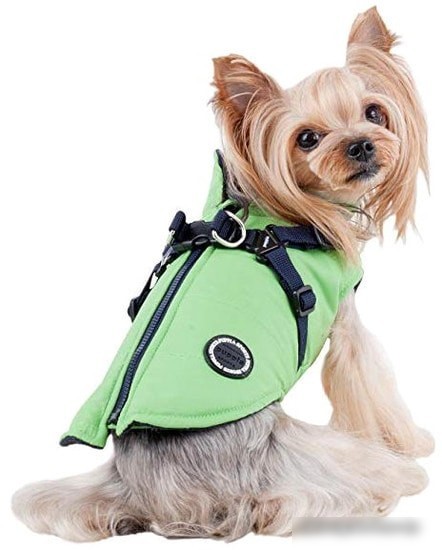 Шлейка-жилетка Puppia Mountaneer ll PAPD-VT1366-GR-M (зеленый)