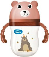 Поильник Мама Тама MT/097 (бежевый/коричневый)