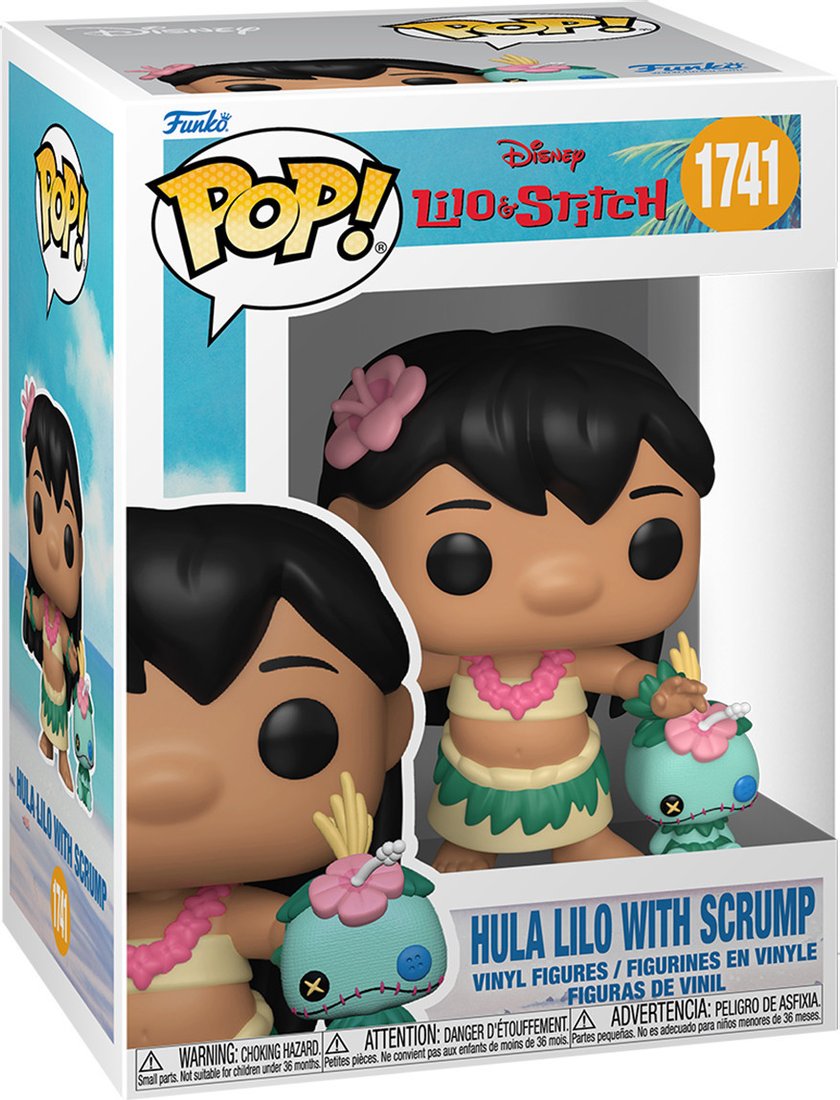 Фигурка Funko POP! Disney Lilo & Stitch S4 Hula Lilo with Scrump Fun90342