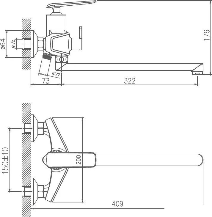 Смеситель Haiba HB22548-7