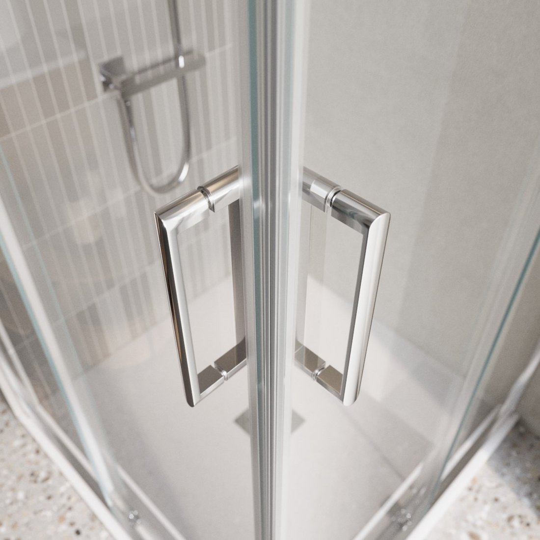 Душевой уголок BelBagno LUCE-AH-2-120/90-C-Cr