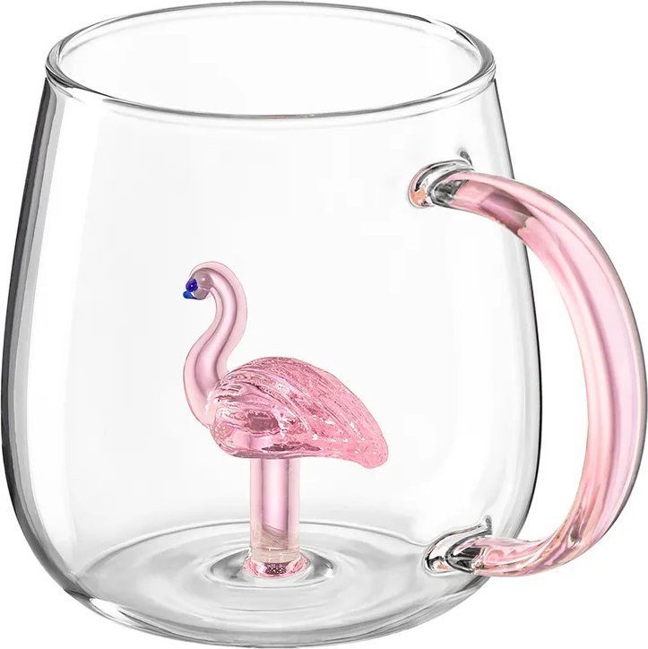 Кружка Elan Gallery Crystal glass Фламинго 360191