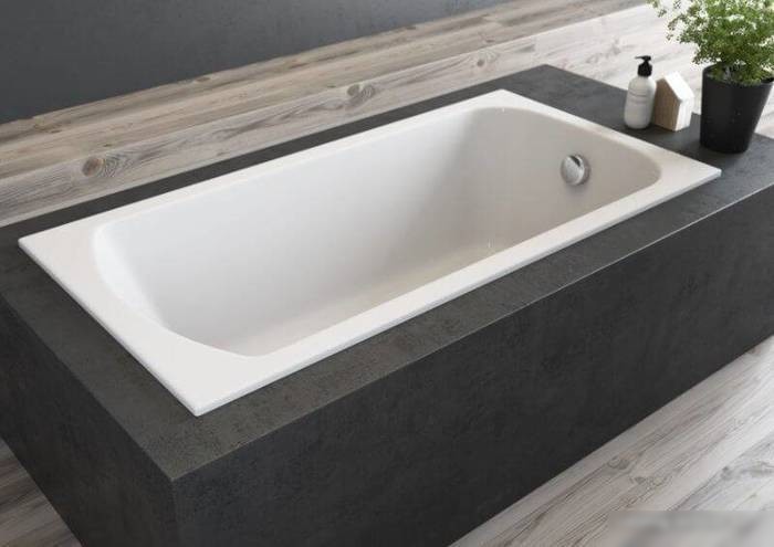 Ванна Polimat Classic Slim 160x70 (c ножками)