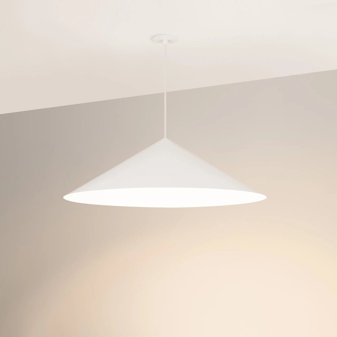 Подвесная люстра Arlight SP-MAKOTO-R750-14W Warm3000 WH 36deg 054409