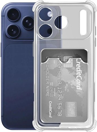 Чехол для телефона BoraSCO Apple iPhone 17 Pro Max 75700 (прозрачный)