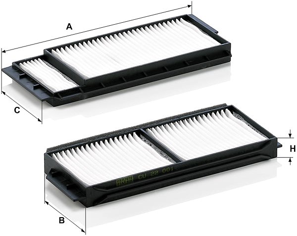 MANN-filter CU22001-2 (2шт)