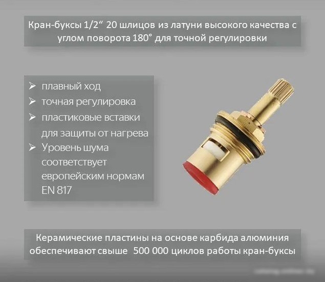 Смеситель Diadonna D460-65