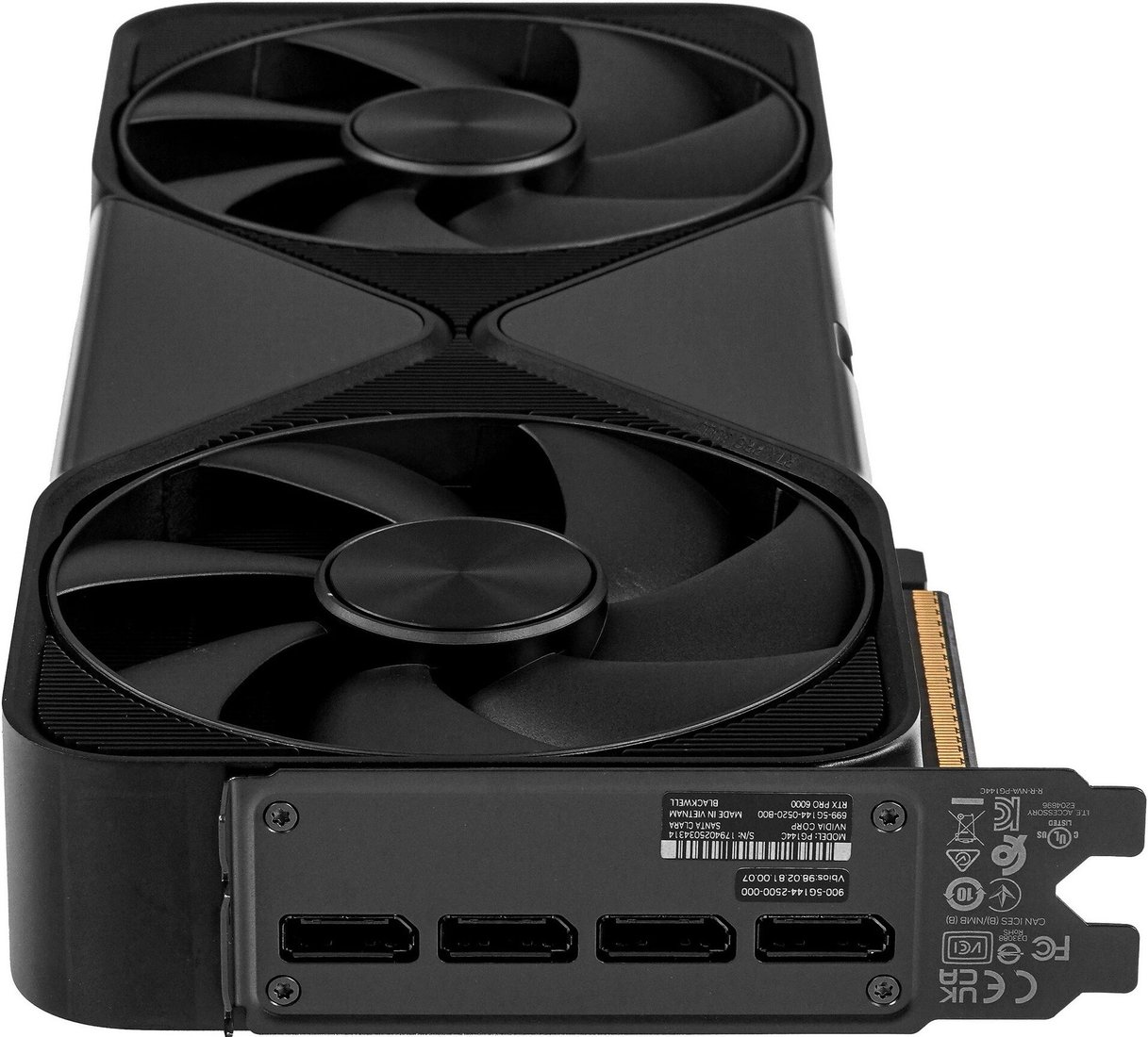 Видеокарта NVIDIA RTX Pro 6000 Blackwell Workstation Founders Edition 96GB GDDR7 900-5G144-2200-000
