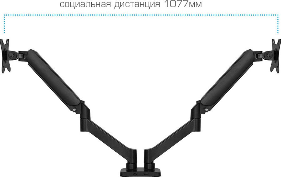 Кронштейн для монитора Arm Media LCD-T23 (черный)