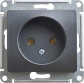 Розетка Schneider Electric Glossa GSL000741 (антрацит)