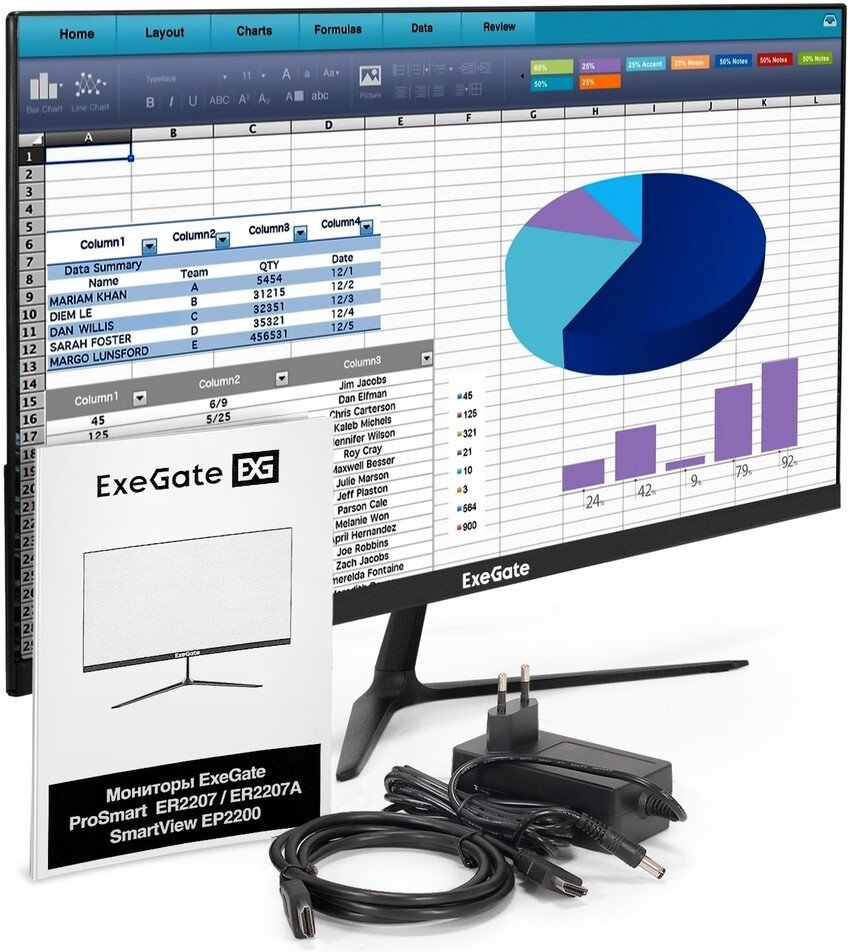Монитор ExeGate ProSmart ER2207A EX300340RUS