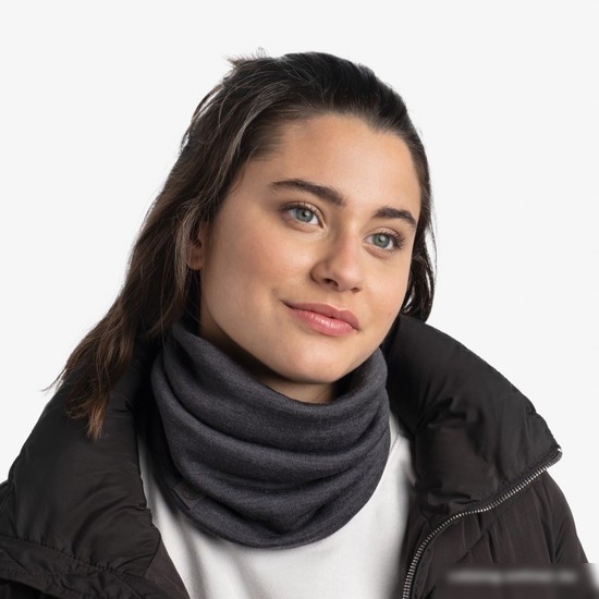 Шарф (бафф) Buff Heavyweight Merino Wool Solid Grey 110966 (р. 53-62)