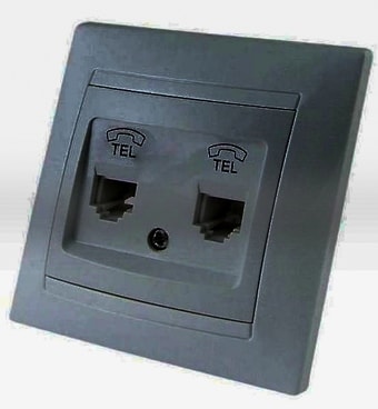 Розетка телефонная TDM Electric Лама SQ1815-0618