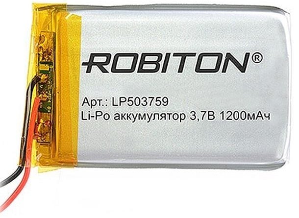 Аккумуляторы Robiton LP503759 1200mAh 1 шт