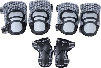 Комплект защиты Tech Team Safe Fit Teens 4.0 NN013952 (L, серый)