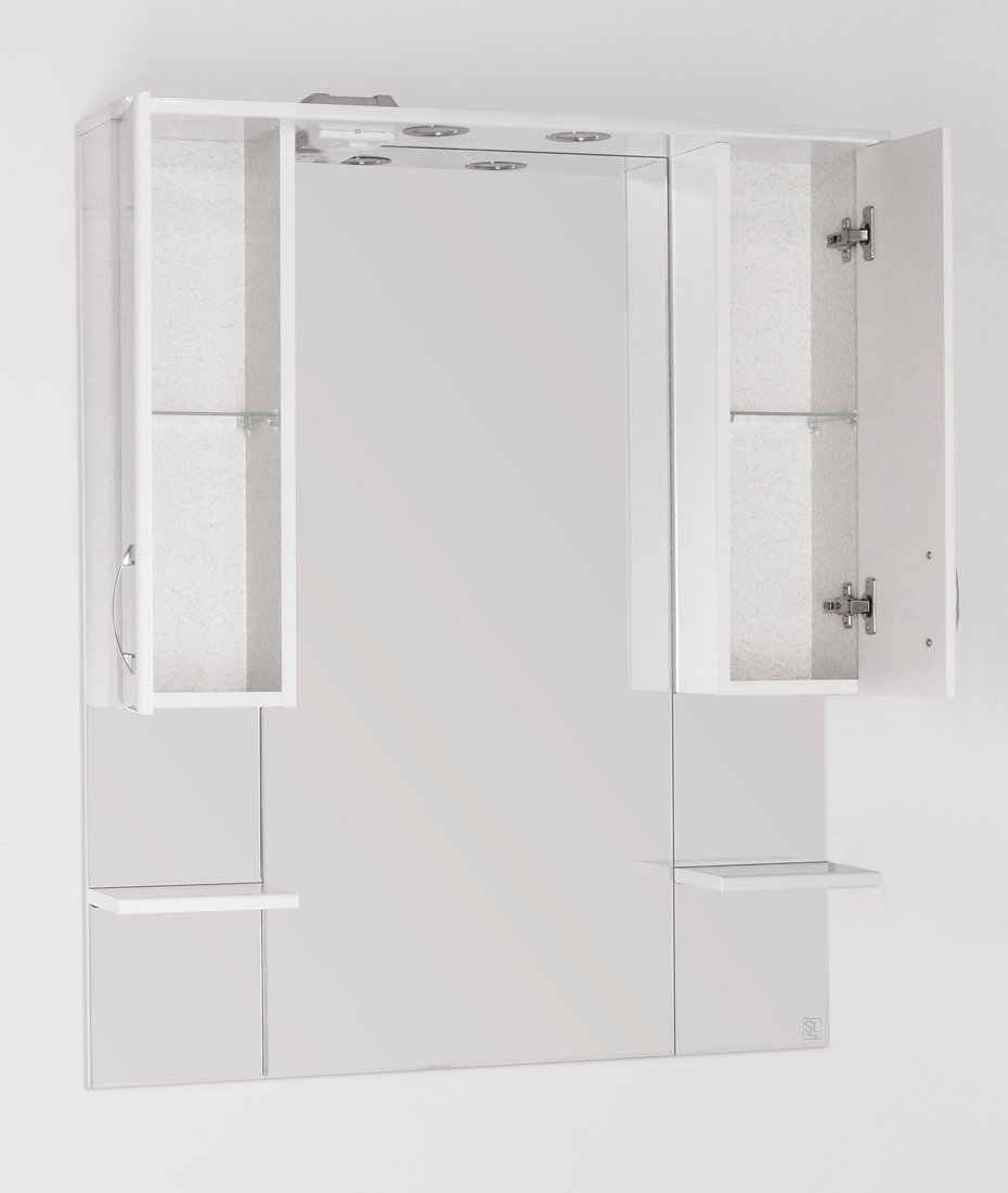 Symbolite Шкаф с зеркалом для ванной Энигма 900/С