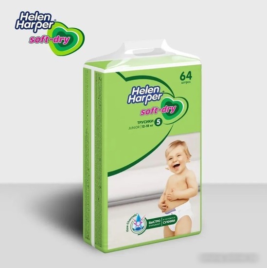 Трусики-подгузники Helen Harper Soft & Dry Junior трусики (64 шт)
