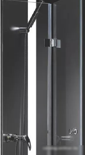 Душевая дверь Cezares ELENA-W-50/50-C-Cr