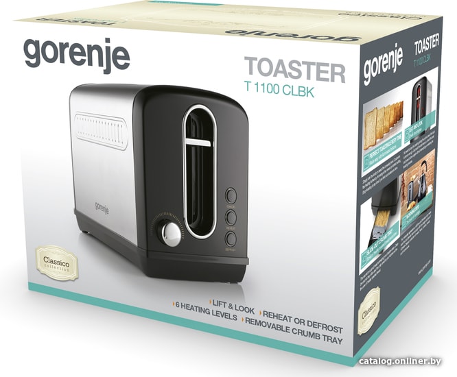 Тостер Gorenje T1100CLBK