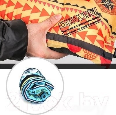 Подушка туристическая Mio Tesoro TBD0371514901A (2 шт, темно-синие полосы)