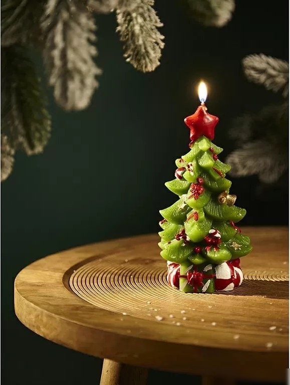 Фигурная свеча Tkano New Year Essential Green Miracle TK24-NY_CND0004 (зеленый)