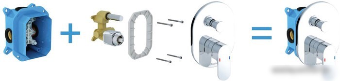 Скрытый механизм Ravak R-box RB 070.50 [X070052]
