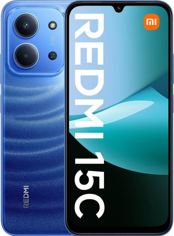 Телефон Xiaomi Redmi 15C 4G 4GB/256GB международная версия (синий)