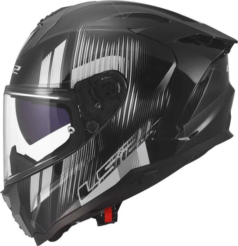 Мотошлем LS2 FF817 Challenger II Nitro (XS, черный/серый)