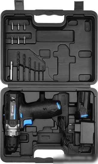 Дрель-шуруповерт Deko DKCD12V PRO 083-1007 (с 2-мя АКБ, кейс)