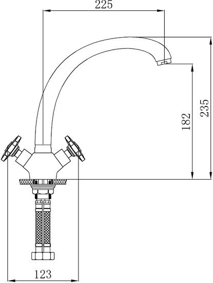 Смеситель РМС SL115-273F