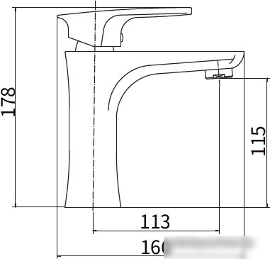 Смеситель PLstart PL1005-7