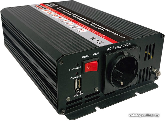 Автомобильный инвертор AVS 12/220V IN-PS600W Автомобильный инвертор AVS 12/220V IN-PS600W