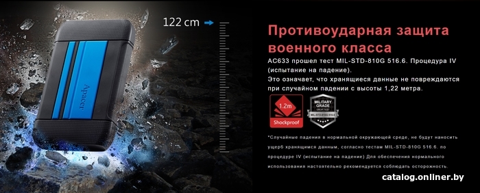 Внешний накопитель Apacer AC633 2TB AP2TBAC633Y-1