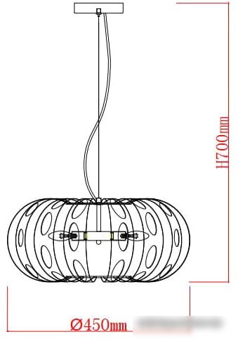 Подвесная люстра Rivoli Mitzi 4079-203 Б0047918
